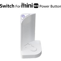 For MAC mini M4 Power Switch Button, ABS Hard Material Power Connection Button Accessory For Apple 2024 MAC Mini Switch Button