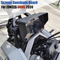 For ZONTES 368G G368 368 G 2024 Motorcycle Dashboard Sunshade Guard Anti-Glare UV-Resistant Instrument Screen Cover