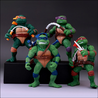Ninja Turtles Raphael Action Figure Toy Movie Version Posable Collectible Model Display Piece