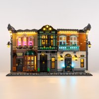 LED Lighting Set Suitable for LEGO Sherlock Holmes Book Nook 10351 Building Blocks