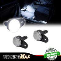 2pcs ice blue/White LED Courtesy Footwell Lights For 99-19 Jeep Dodge Ram Interior
