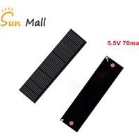 5.5V 70ma Mono Solar Panel Plates Cells Station Energy Powerbank System Photovoltaic Camping