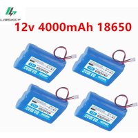 12V 4000mah lithium-ion Battery pack 3s 12.6V 11.1v 18650 Rechargeable Battery 3000mah For Monitor Ups CCTV Camera Battery