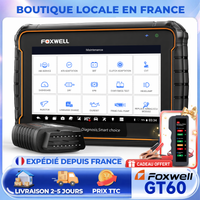 FOXWELL GT60 OBD2 Bidirektionaler Scanner Vollsystem-Diagnosegerät ECU-Codierung Aktiver Test 28+ Reset-Funktionen CAN FD DoIP Auto-Codeleser Kfz-Scanner