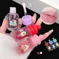 Gege Bear "cute cartoon lip oil, with moisturizing and nourishing effects, suitable for dry fruity lip care products