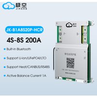 JIKONG JK-B1A8S20P SAMRT BMS 4S 5S 6S 7S 8S 200A12V 24V BATTERY WITH 1A ACTIVE BALANCE HEAT RS485 CANBUS FUNCTION ON SALE