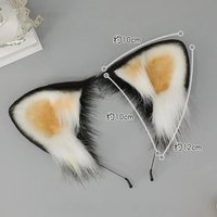 Handmade Diffuse Hair Decoration Headband Imitation Bear Ear Animal Ear Headband Cosplay Red Panda Ear Headdress