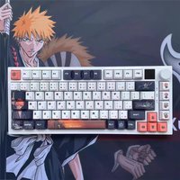 Anime BLEACH Keycaps DYE-SUB Personalized PBT Game Keycaps For Cherry MX Switch Mechanical Keyboard Anime Mouse Pad
