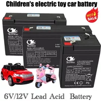 2025 6V 12V Rechargeable Battery For Children's Electric Vehicles Toy Cars Motorcycles Baby Strollers Battery 5Ah 7Ah 8Ah 12Ah