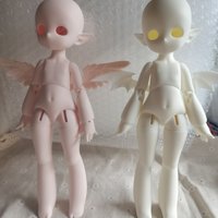 New 1/6 BJD Doll Elf With Wing Resin Material BJD Doll No Makeup DIY Cute Doll Gifts