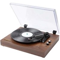 ABZW Built-In Speakers Retro Record Player Turntable Vinyl Record Player Vintage Gramophone 3-Speed BT5.0 AUX In 3.5Mm Connectiv