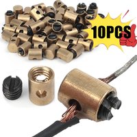 5~10PCS Motocross Throttle Cable Stop Bolt Throttle Cable Core Brake Bolt Pin Gold Emergency Clip Motorcycle Accessories