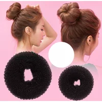 6/8/9.5cm Black/Brown/White Magic Hair Bun Maker Donut Bagel for Hair Tools Hairpin Women Girls Styling Braids Hair Accessories