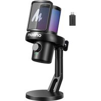 maono DM40 Wireless USB Microphone with AI Voice Changer Noise Reduction Condenser Mic for Gaming Streaming PC Laptop Recording