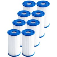 Ice Bath Filter 5" x 2.5" (8 Pack) Cold Plunge Filter 20 Micron Pleated Sediment filtrage Replacement with Ice Bath Tub