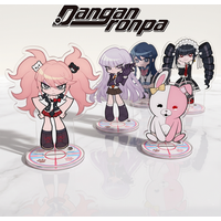 Anime Danganronpa Q version Nagito Chiaki Kokichi Double-sided HD Acrylic Stand keychain Cute Figure Display Desk Decor gifts