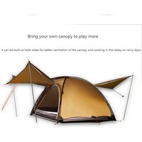 ASTA GEAR Outdoor Camping Professional camping and mountaineering tent, two person and three person tent with built-in canopy