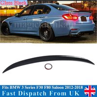 Becquet arrière de voiture pour BMW série 3 F30 F80, 320i 340i 316d 330d M Performance 2012 – 2018, becquet arrière noir brillant, aile de toit