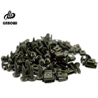 50/40 Sets M4 M5 Motorcycle Car Scooter ATV Moped Ebike Plastic Cover Metal RetainerSelf-tapping Screw and Clips 4.2mm 4.8mm