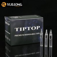 50/100pcs Assorted Disposable 3/5/7/9/11/14/18R Round Size Tattoo Tips for RL tattoo Needles Clear Plastic Sterilize Tip