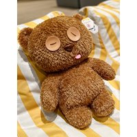 Universal Studios Tim Bear Plush Doll Sleepy Pillow Cute Yellow Subordinate Birthday Gift Original Version Polyester Fiber Fi...