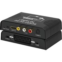 Scart to HDMI converter 3-in-1 RCA AV CVBS Composite R/L Audio Scart to HDMI Converter Scart RCA in to HDMI out for wii DVD HDTV