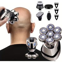 Electric Head Hair Shaver For Hair Cutting, Ultimate Mens Cordless Rechargeable Wet/Dry Skull & Bald Head Razor With Rotary