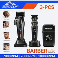 Professional Salon Clippers Barber PROBarbers S1090 Haircut Machine High Power Motor 7500RPM BRDCLIP Trimmer Shaver 10000RPM