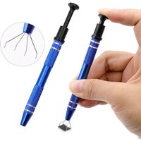 Electronic Component Grabber Four Claw IC BGA Chip Gripper Extractor Screw Picker Pick Up Pen Electronic Repair Hand Tool