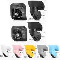 W041 travel luggage swivel castors universal wheel roller trolley case silent suitcase baggage box replacement accessories