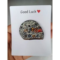 Lando Norris Hungary GP 2024 Helmet enamel pin