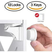 Keep Your Kids Safe with Magnetic Children's Lock Ideal Drawer & Cabinet Door Safety for Babies & Toddlers & Children