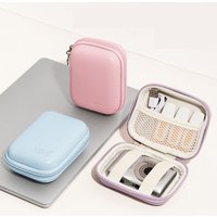 PU Leather Hard Shell Digital Camera Case Small Travel Cameras Storage Holder for Accessories SD Card
