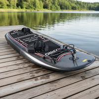 High-Speed Electric Carbon Fiber Jet Power Surfboard Motorized Water Sports Board with Fin Eco-Friendly & Waterproof