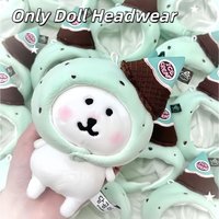10CM Plush Doll Headwear Kawaii Cotton Doll Hat DIY Dress Up Costume Accessory