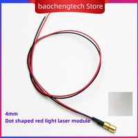 Low power 1MW/5mW red laser module 650nm diameter 4mm adjustable focal length red laser head point locator