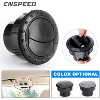 CNSPEED Car Dashboard Knob Type Rotation 65MM Universal Air Conditioning Outlet Vent Deflector for Bus RV Camper ATV A/C