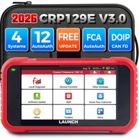 Nouveau Lancement 2026 CRP129E V3.0 Scanner OBD2 + CANFD, Outil de Diagnostic Complet des Systèmes, Mise à Jour Gratuite à Vie, 12 Fonctions de Réinitialisation et Codage d'Injecteurs