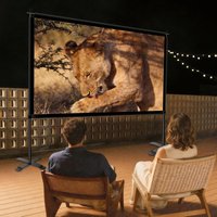 XIAOHUI Projector Screen Stand16:9 4K 1080 HD Portable Projection Screen for Home Office Garden Moive Theater Cinema 100-150inch