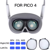 VR Prescription Lenses For Pico 4 Ultra Myopia Lens Anti Blue Glasses Magnetic Eyeglass Frame Quick Disassemble Accessories