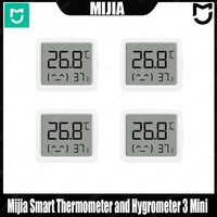 MIJIA Electronic Thermometer and Hygrometer 3mini Mijia Home Bedroom Smart Detection Meter Humidity Meter Thermometer
