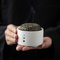 Keramik Weihrauch Herd Zen Retro Moskito Weihrauch Herd Hause Dekoration Aschenbecher Desktop Dekoration Mesh Abdeckung Weihrauch Platte