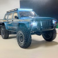 YK4107 1/10 Scale Simulation Remote Control Electric 4WD Two-Speed with Differential Lock Rock Crawler Off-Road Vehicl