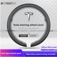 Steering Wheel Cover Non-Slip Breathable Steering Wheel Accessory for Tesla Model 3, Model X, Model S, and Model Y (2019-2026)