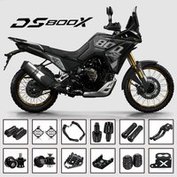 For VOGE DS800X Parts DSX800 Swingarm Sliders Fog Lamp Auxiliary Light Protector DS800 DS 800X Rally Engine Crash bar Protection