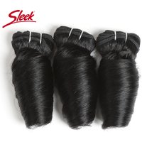 Sleek Brazilian Loose Wave Human Hair Double Drawn Natual Black Color Brown 2# 4# Red Burg Bundles Remy Hair 3Pcs Lot