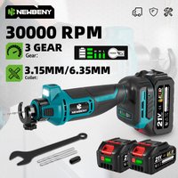 NEWBENY Brushless Electric Drywall Cut Out Tool Cordless Cutting Wood Drywall Sheetrock Power Tools For Makita 21V Battery Pin