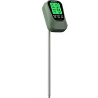 Docreate 4 in1 Soil Tester Digital pH Moisture Temperature Sunlight Meter LCD Garden Plant Soil Test Tool For Farm Lawn Potting