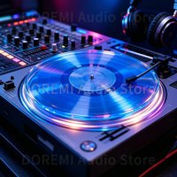 12inch Colorful Gradient Color Turntable Slipmat Anti-static Acrylic Platter Mat For LP CD Vinyl Record Player Phonograph