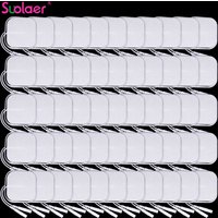 Coussinets d'électrodes Tens 5x5cm, accessoires de physiothérapie, Patch de massage auto-adhésif pour électrostimulateur musculaire EMS, Machine Tens